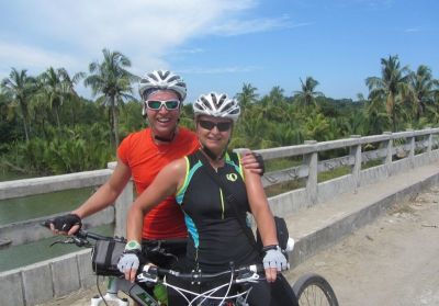   Diana de Rooij &  Gerrit Aarnoudse Cycling on the  tour with redspokes